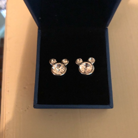 Earrings; Stud; Faux Diamonds; Alloy Plated - Picture 4 of 8